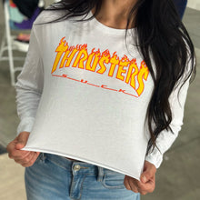 Load image into Gallery viewer, Thrusters SUCK - Long Sleeve Crop

