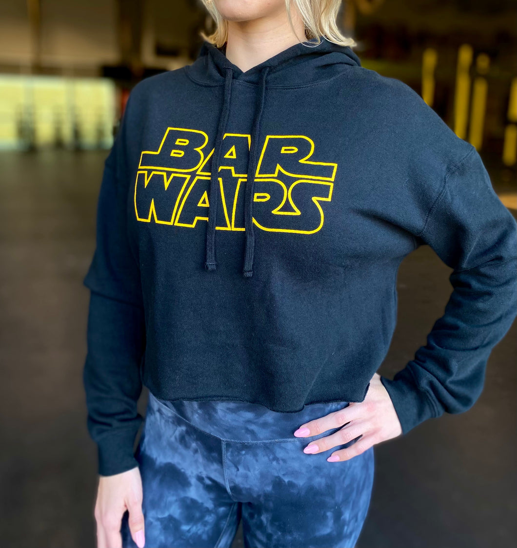 Bar Wars- Crop hoodie pull over